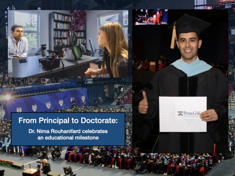 Dr. Nima Rounifard receives his doctorate from the University of Pennsylvania.